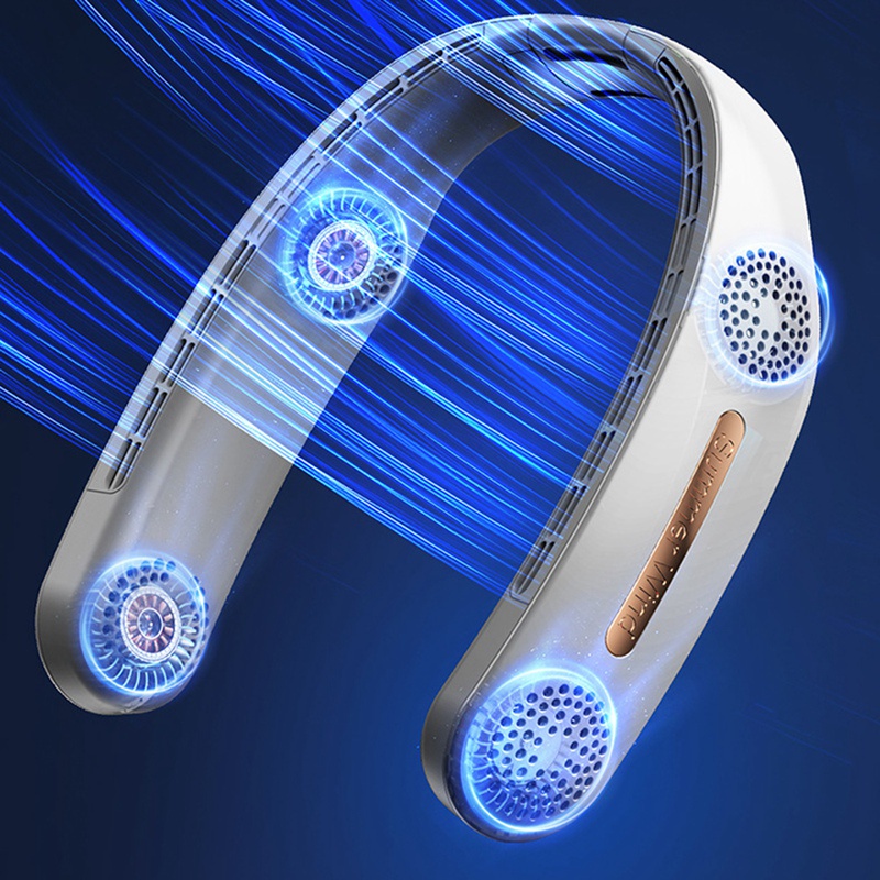 wMini Neck Fan Portable Bladeless USB Rechargeable Mute Sports Fans For ...