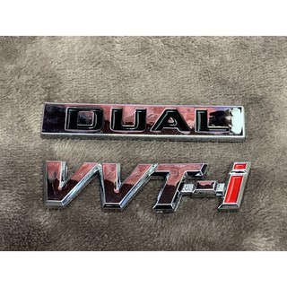 TOYOTA DUAL VVTi ALTIS อัลติส โตโยต้า โลโก้ กาว 3M LOGO BADGE แก้มข้าง รุ่น