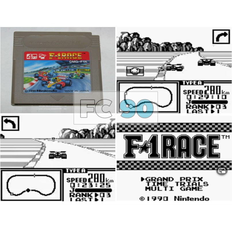 ตลับเกม F1-RACE [GB] ตลับเกมบอยของแท้ ญี่ปุ่น เฉพาะตลับ ไม่มีกล่อง สำหรับเครื่องเกมบอยและเกมบอยคัลเล