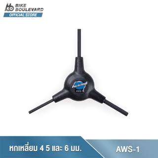 Park Tool AWS-1 ประแจ 3 ทางหัวหกเหลี่ยมประกอบไปด้วยหัวหกเหลี่ยมขนาด ขนาด 4, 5 และ 6mm เครื่องมือซ่อมจักรยาน จาก USA