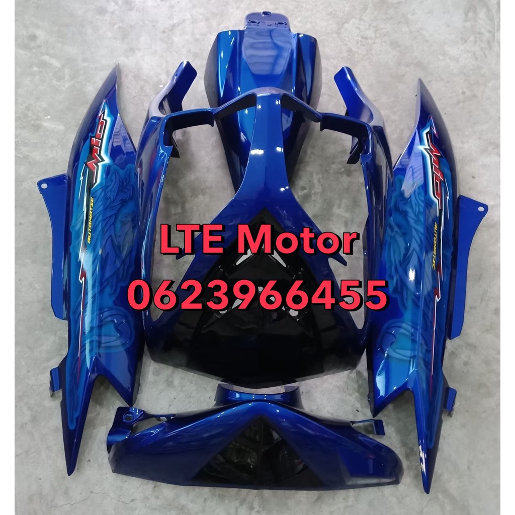 ชุดสี เฟรม แฟริ่ง  มีโอ 2ตา mio mx 115 รุ่นไฟ 2 ตา ครบคัน 5 ชิ้น รถปี 2009-2011 งาน ABS ติดสติกเกอร์