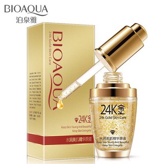 BIOAQUA 24k Gold Serum 30 ml. เซรั่ม ทองคำบริสุทธิ์ ลดเรือนริ้วรอย เซรั่มโบท็อกซ์ จุดด่างดำ**ของแท้ พร้อมส่ง