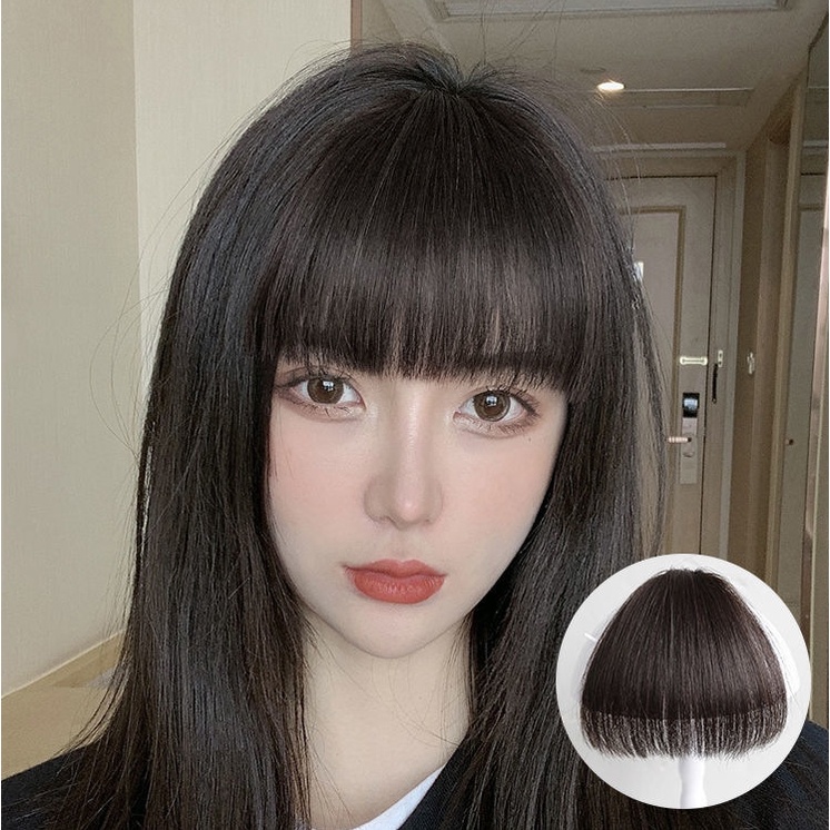 วิกหน้าม้า วิกผมม้า แฮร์พีชหน้าม้า หน้าม้าซีทรู ไม่มีจอน แบบกิ๊บ ไหมนิ่ม เหมือนผมจริง ไม่เงา