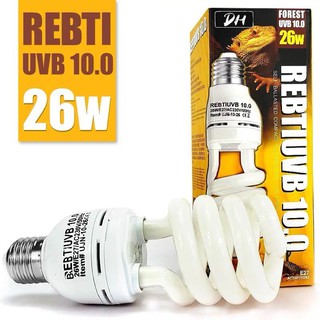 REBTI UVB 10.0 26W หลอดไฟ UVB10.0 26วัตต์ สำหรับเต่าบกและเบียร์ดดราก้อน