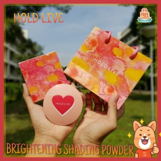 🔥ส่งฟรี J&amp;T เก็บเงินปลายทาง แท้/พร้อมส่ง HOLDLIVE BRIGHTENING SHADING POWDER