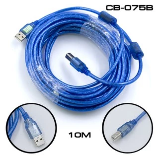 Glink Cable Printer USB 2.0 AM/BM 1.8/3/5/10เมตร สายปริ้นเตอร์,รุ่นCB075B