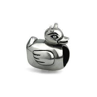 OHM Beads รุ่น Evil Rubber Duckie 2E - Silver 925 Charm เครื่องประดับ บีด เงิน เแก้ว จี้ สร้อย กำไล OHMThailand