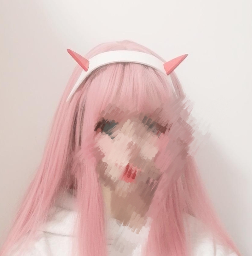 ที่คาดผม darling in the franxx 02 คอสเพลย์ cosplay tiktok ถ่ายวิดีโอ