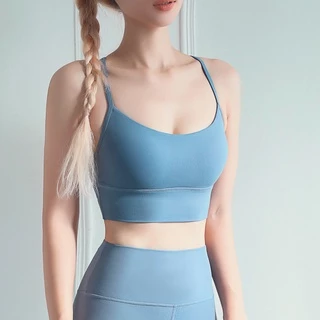 ✨เพิ่มสีพาสเทลใหม่✨YOGA-617 (WX1219) เสื้อบราโยคะ สปอร์ตบราฟิตเนส ออกกำลังกาย Sport Bra เว้าหลังรูปตัว Y ทรงสวยใส่สบาย