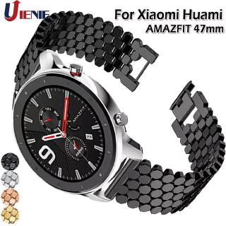 สายนาฬิกาข้อมือสแตนเลสสำหรับ Huami Amazfit GTR 47mm / Gear S3 Frontier