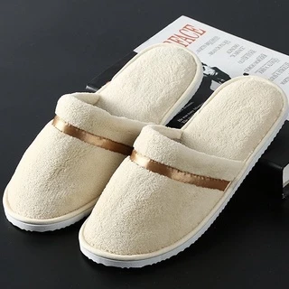 SY_SHOP slipper รองเท้าใส่ในบ้าน รองเท้าโรงแรม พื้นยาง สลิปเปอร์ กันลื่น (size:40-42)