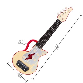 HAPE Ukelele rojo con luces กีตาร์เด็ก