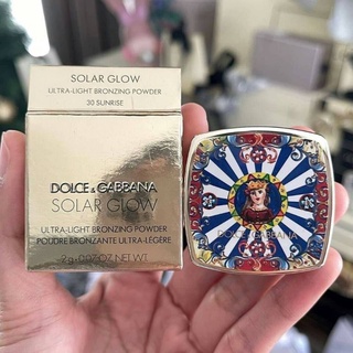 บลอนซิ่ง DOLCEGABBANA Solar Glow Ultra-Light Bronzing Powder 2g. สี 30 Sunrise