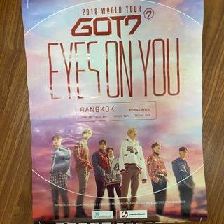 โปสเตอร์ got7 2018 world tour eyes on you