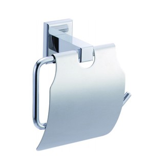 อุปกรณ์ในห้องน้ำ ห้องน้ำ ที่ใส่กระดาษ AMERICAN STANDARD สีโครม TOILET ROLL HOLDER WITH LID AMERICAN STANDARD CHROME