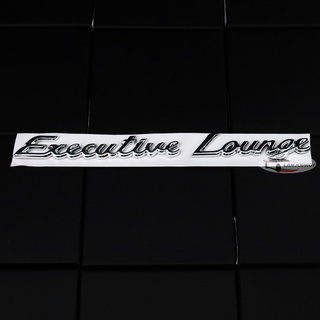 โลโก้ Executive Lounge ขนาด 2.2 x 25 cm. ติดท้าย รถตู้ สำหรับ โตโยต้า อัลฟาร์ด TOYOTA ALPHARD Executive Lounge