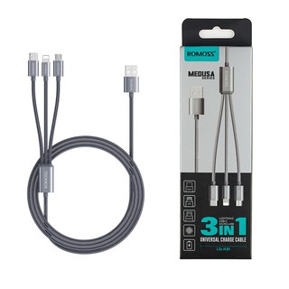 สายชาร์จเคเบิ้ล 3 in 1 usb port to fit uc 18