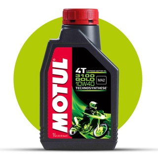 MOTUL 3100 GOLD 4T 10W40 น้ำมันหล่อลื่นเครื่องยนต์รถจักรยานยนต์ 4 จังหวะทุกประเภท