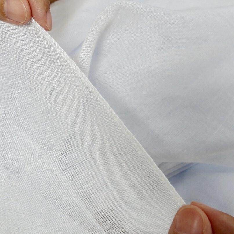 ผ้าขาวบาง 80x115 cm ผ้าสาลู อย่างดีเนื้อละเอียด ไม่ผสมไนลอน ไม่หด ไม่ย่น ผ้าขาวบางสารพัดประโยชน์ อเนกประสงค์ ใช้กรองอาหา