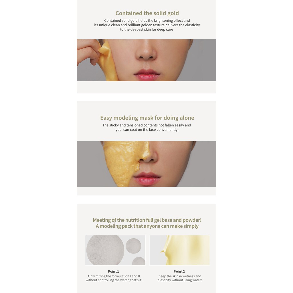 [OFFICIAL]Let Me Skin Ultra H20 Modeling Mask – 2 SET (Gold) Korean ...