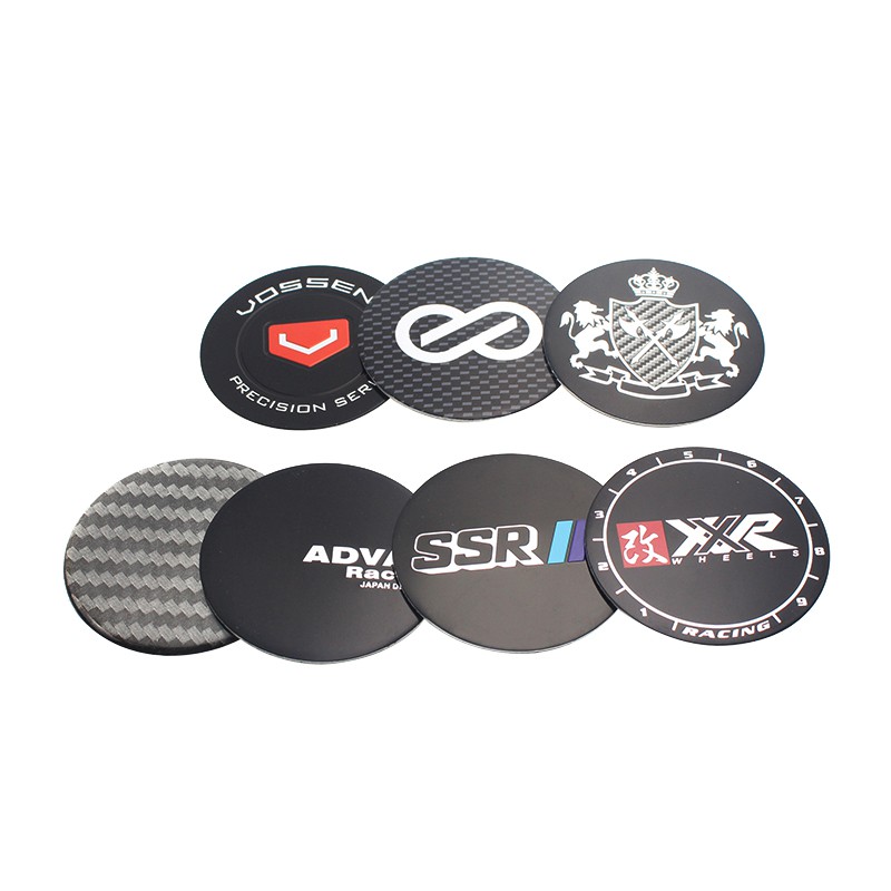 Japan Racing ฝาครอบล้อสติกเกอร์ สติกเกอร์ ไม่มีโลโก้ สำหรับล้อ ADVAN ENKEI VOSSEN HRE VIP SSR XXR 50