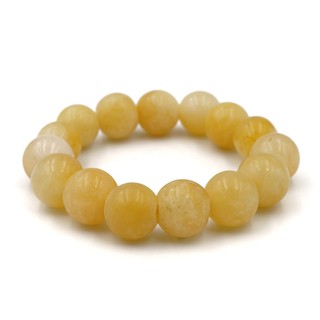 JADE หยกพม่าแท้ สีน้ำผึ้ง ขนาด 14 มม. by siamonlineshop