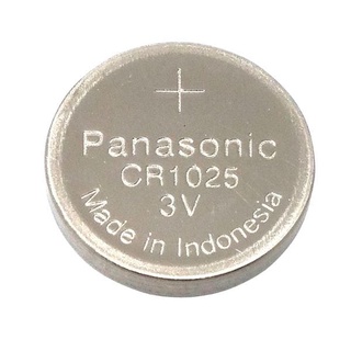 ถ่านกระดุม Panasonic CR1025 3V ของแท้ แพค 1 ก้อน แพค นำเข้า