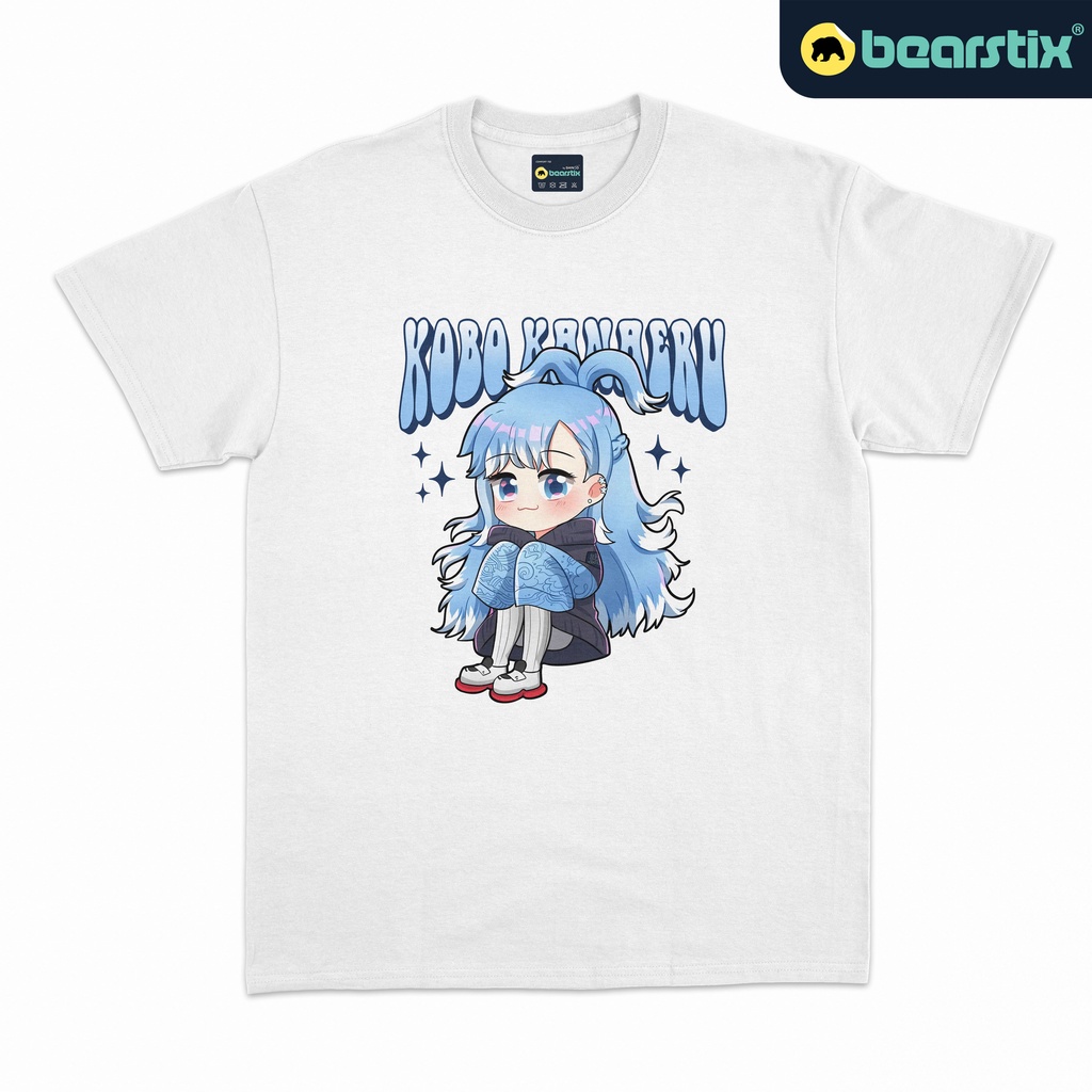 เสื้อยืดผู้ Bearstix - Kanaeru Kobo Tshirt - Vtuber เสื้อยืด - เสื้อยืด Hololive - เสื้อเชิ้ตอนิเมะ S-5XL