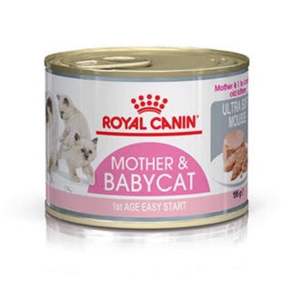 (( 1 กระป๋อง)) Rayal canin Baby Cat อาหารลูกแมว แม่แมว