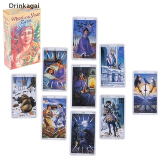 [Dri]  78 Wheel the Year Tarot Cards Deck Mysterious Divination Personal Game English COD