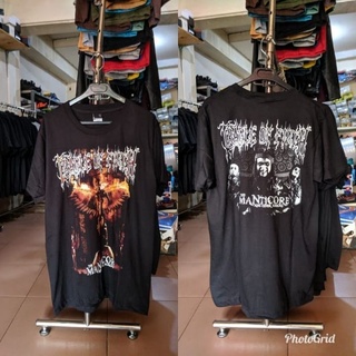 เสื้อยืดผ้าฝ้ายพิมพ์ลายขายดี เสื้อยืด วง Cradle OF FILTH BAND