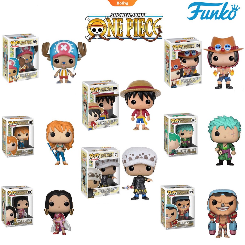 Funko Pop Anime One Piece Luffy Zoro Law Fanky Nami Chopper Hancock Ace 98 99 100 101 327 328 329 330 Vinyl Action Figu Shopee Thailand