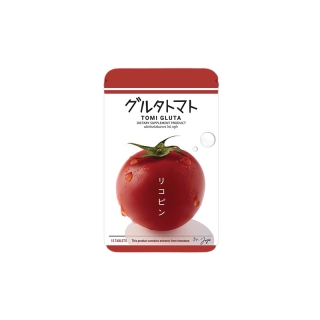 {พร้อมส่งส่งฟรี มีบัตรตัวแทน} โทมิกลูต้า Tomi Gluta มะเขือเทศอัดเม็ด กลูต้า เร่ง ผิวขาว คอลลาเจน ผิวใส 15 เม็ด