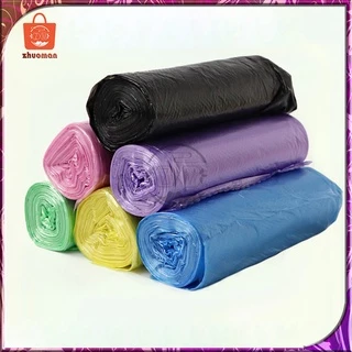 ถุงขยะหนาถุง แพ็ค100 ถุงขยะม้วนแพค ใบขนาด 45×50CM 1แพ็ค5ม้วน ฉีกตามเส้นประ เนื้อเหนียว