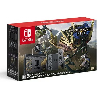 [เครื่องเกมส์] Nintendo Switch Nintendo Switch (Generation 2) [Monster Hunter Rise Special Edition]
