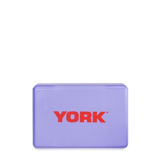 อุปกรณ์กีฬาอื่นๆ YORK บล็อคฝึกโยคะ รุ่น 60464 สีม่วง ไซส์ One size อุปกรณ์กีฬา อุปกรณ์ กีฬา บริหารร่างกายของตัวเองได้ง่า