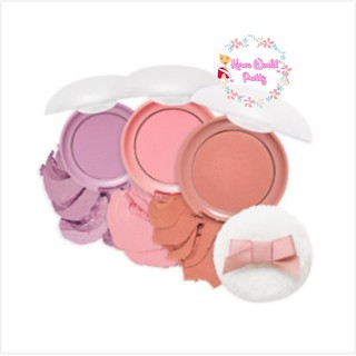 NEW!! Etude House Lovely Cookie Blush 4g บลัชออนเนื้อเนียน โทนสีพาสเทล ผสมประกายมุกเพิ่มความแวววาวให้พวงแก้มสวย