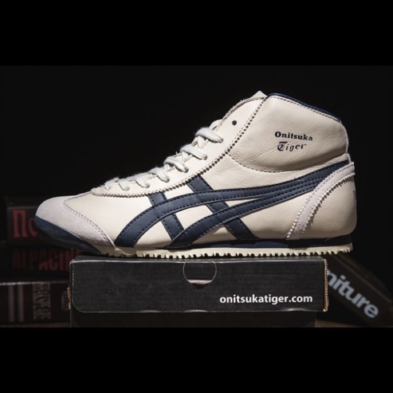 Onitsuka tiger Mexico mid runner (Ivory India Ink)