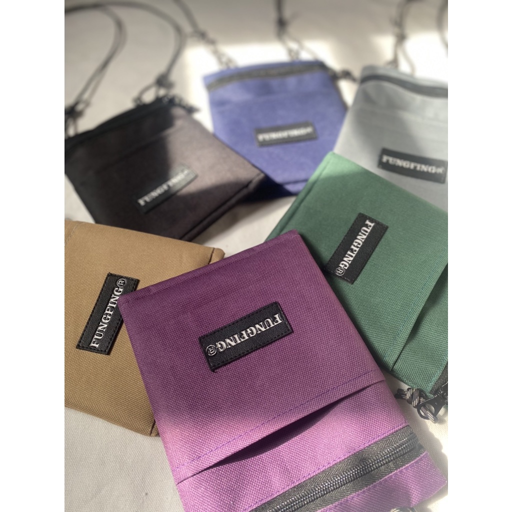 กระเป๋าคล้องใส่โทรศัพท์สี่เหลี่ยม หลากสีให้เลือก พร้อมส่ง