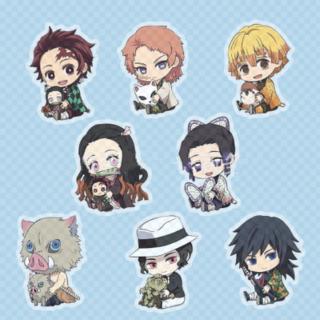 พวงกุญแจด Acrylic Keychain Tanjirou Nezuko Keychain