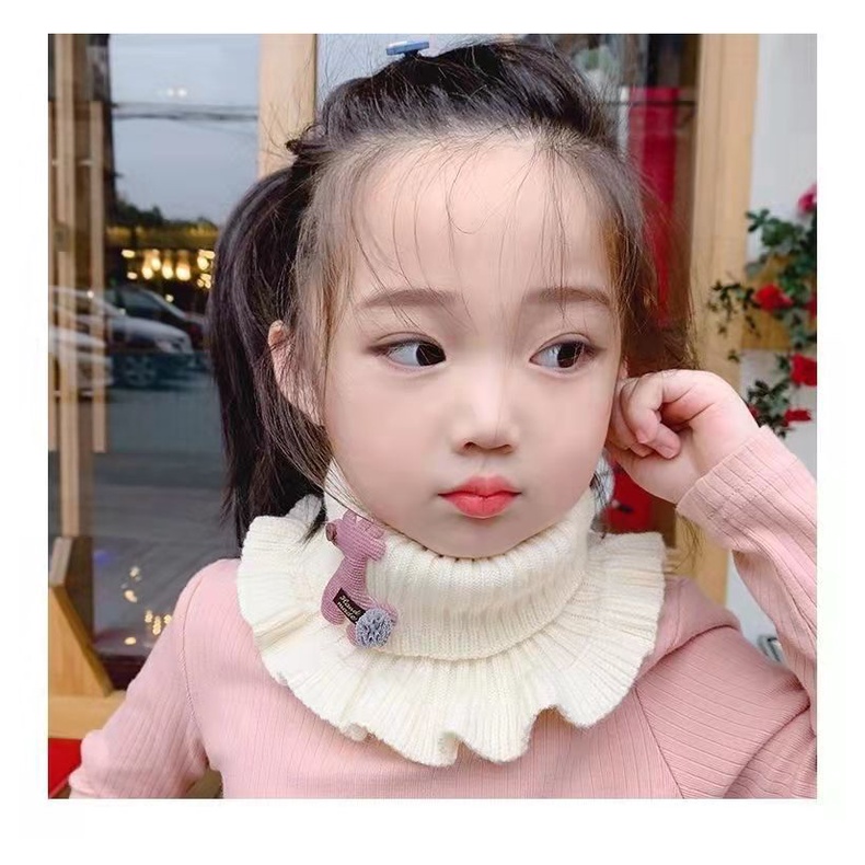 ผ้าพันคอเด็ก-ชุดคลุมคอ คลุมศรีษะเด็ก-กันหนาว ผ้านุ่ม น่ารัก ยืดได้ดี - รูปที่ 4