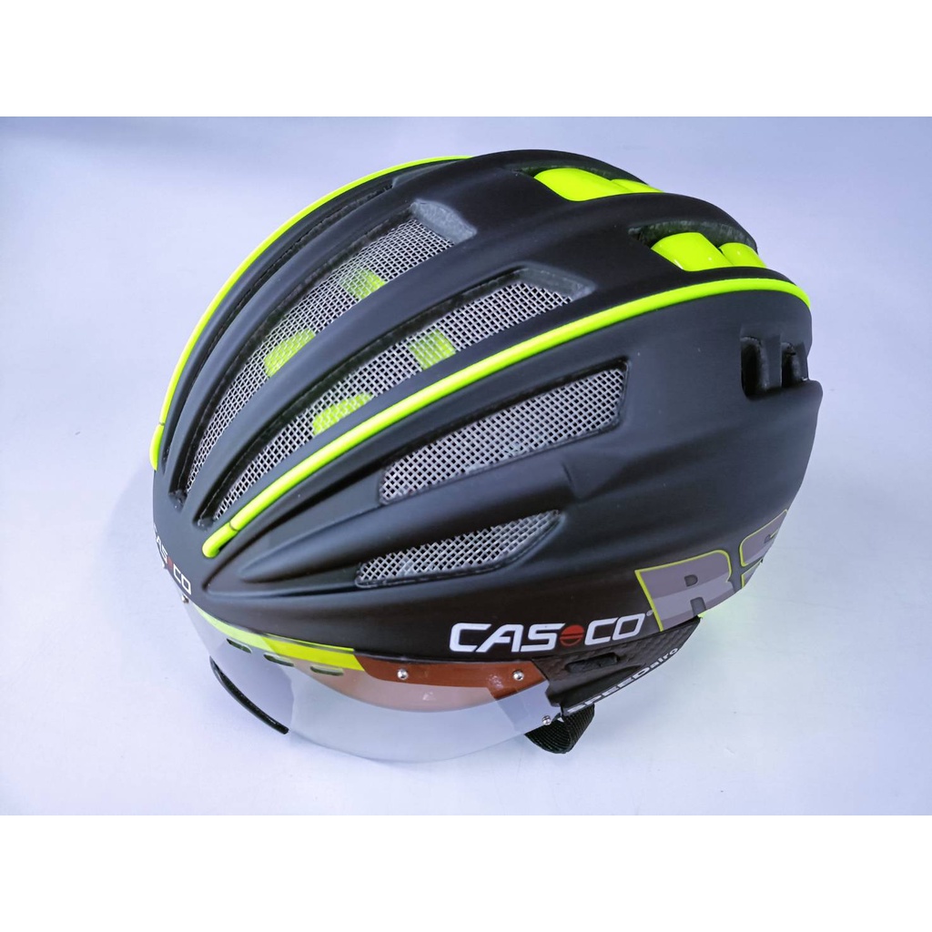 หมวกจักรยาน CASCO รุ่น SPEEDairo RS m.V. Schwarz neon/blackneon/noir neon SIZE M ของแท้ 100% (ลดล้างสต๊อก)