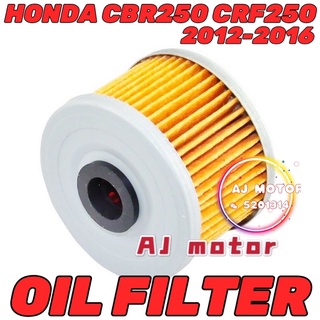 ไส้กรองน้ํามันเครื่อง สีดํา สําหรับ HONDA CRF CBR 250 CRF250 2012-2016 4T