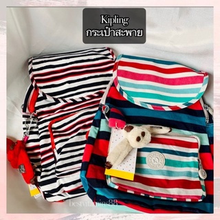 **ของเเท้**Kipling กระเป๋าสะพายมีป้าย ลายน่ารัก มีป้าย