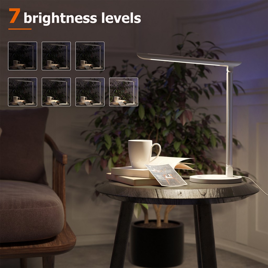 TaoTronics LED TTDL13 Desk Lamp, Eyecaring Table Lamps, Dimmable