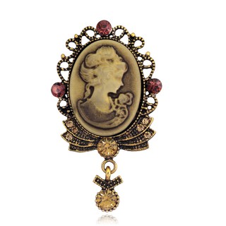 เข็มกลัด Victorian Cameo Gold