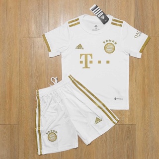 ชุดบอลเด็ก บาเยิร์น มิวนิค Bayer Munich Kit 2022/23 AAA (TTพร้อมส่ง)