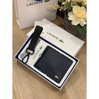 กระเป๋าสตางค์ Lacoste short Wallet With Key Chain