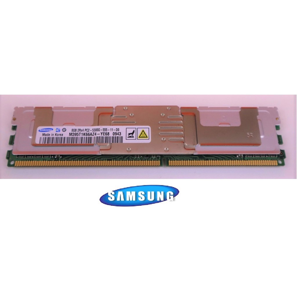 Samsung 8GB DDR2 PC2-5300FB 667MHz 240p ECC M395T1K66AZ4-YE68 For server