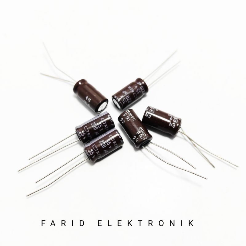 ELCO 220uf 35v 220 uf 25 v เดิม 10 ชิ้น